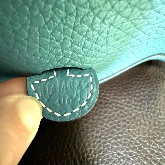 Hermes EVELYNE 16 Blue Jean Used Once - Picture 10 of 14
